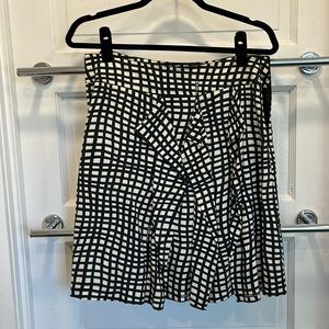 Moschino Jeans black and white graphic skirt